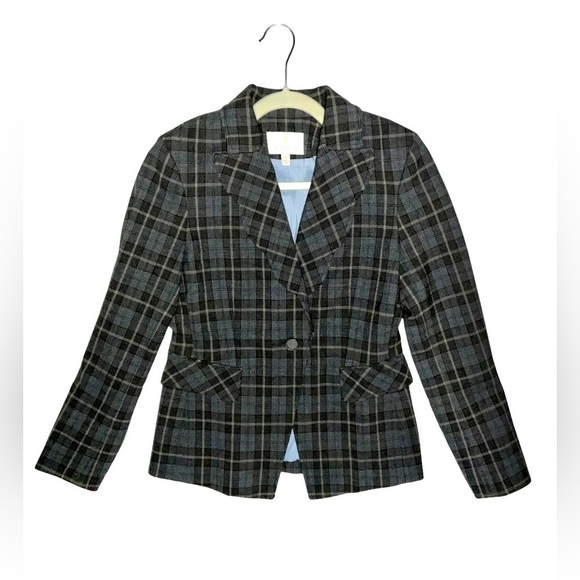 Etcetara Tweed Plaid Blazer. Size 2. NWOT - Picture 4 of 11